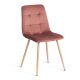 Стул Chilly/Чилли (мод. JSC-220) велюр/металл, коралловый HLR44/натуральный