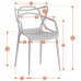 Стул Cat Chair (mod. 028) пластик, белый (White C0057)