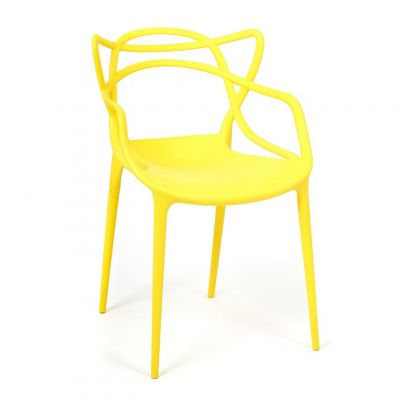 Стул Cat Chair (mod. 028) пластик, желтый (Yellow Y-01)