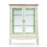 Витрина двухдверная Florence MK-5049-AWB Молочный/итальянский орех Витрина двухдверная Florence MK-5049-AWB Молочный/итальянский орех